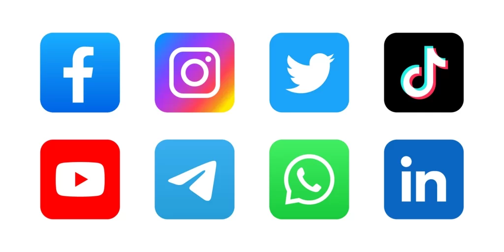 social media icons